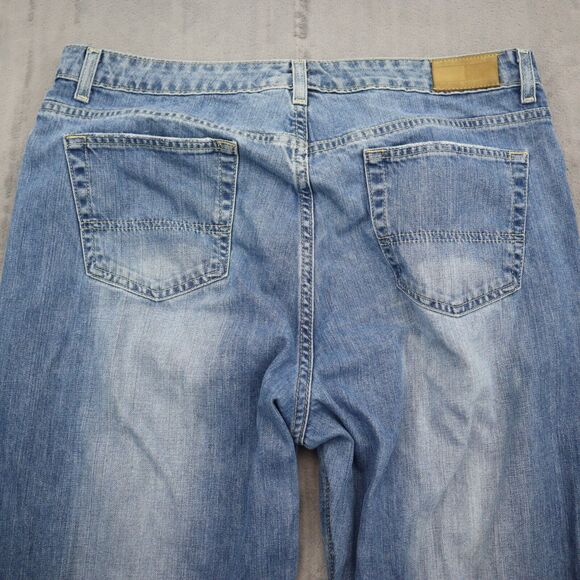 Tommy Hilfiger Pants Womens 16 Blue Bootcut High Rise Cotton Button Denim Jeans - Picture 15 of 16